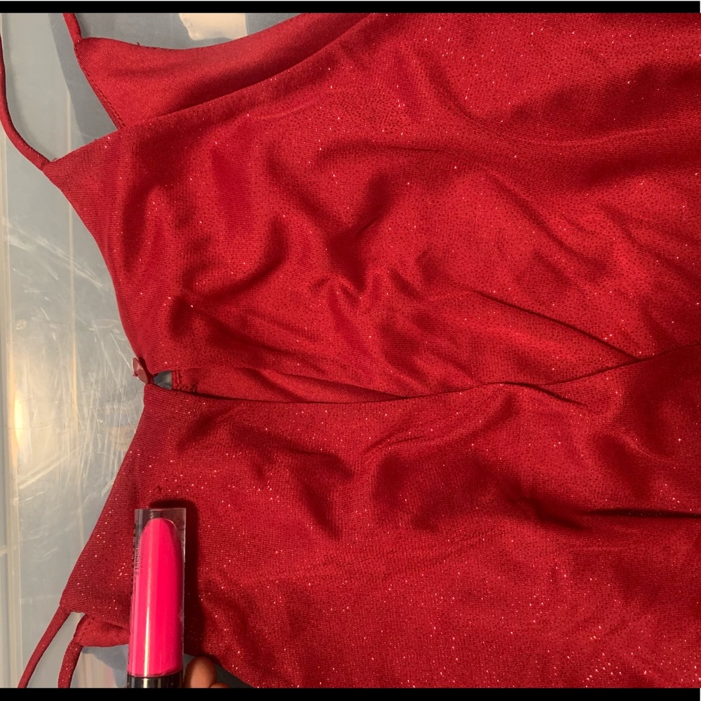 NWOT SWEET STORM Burgundy Jumpsuit - Picture 9 of 9
